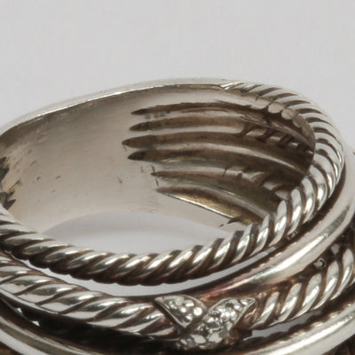 DAVID YURMAN Diamond X Crossover Ring - FINAL SALE