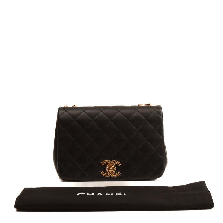 CHANEL On And On Flap Bag - Black