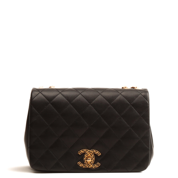 CHANEL On And On Flap Bag - Black