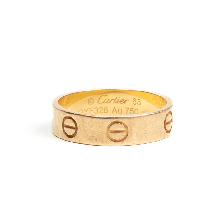 CARTIER Yellow Gold Love Ring - FINAL SALE