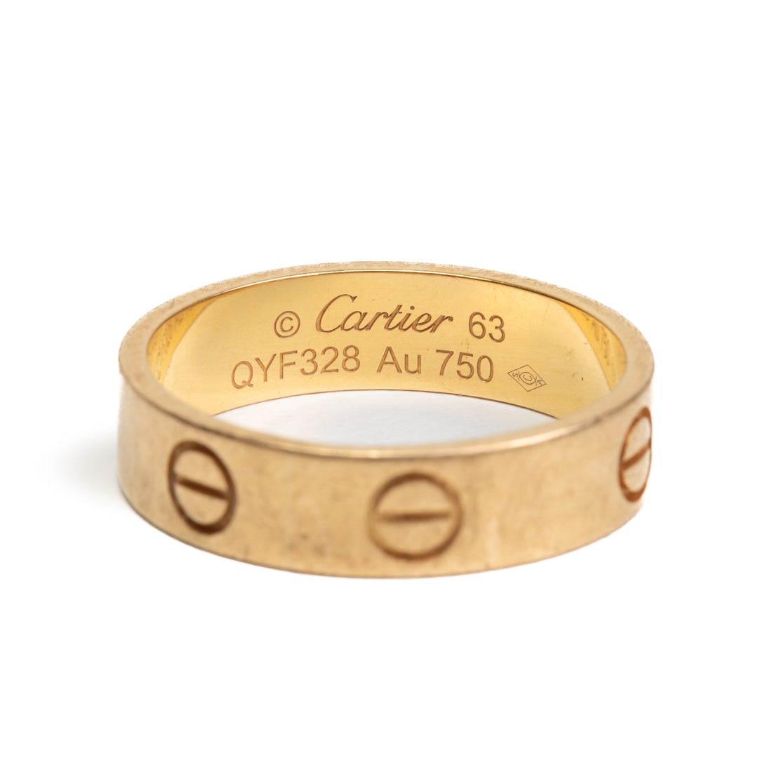 CARTIER Yellow Gold Love Ring - FINAL SALE