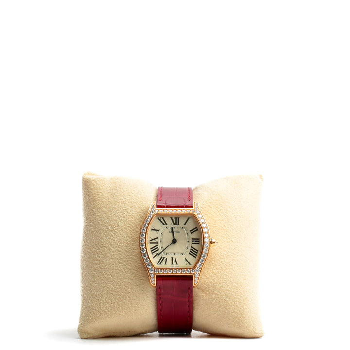 CARTIER 18K Rose Gold Tortue Watch - FINAL SALE