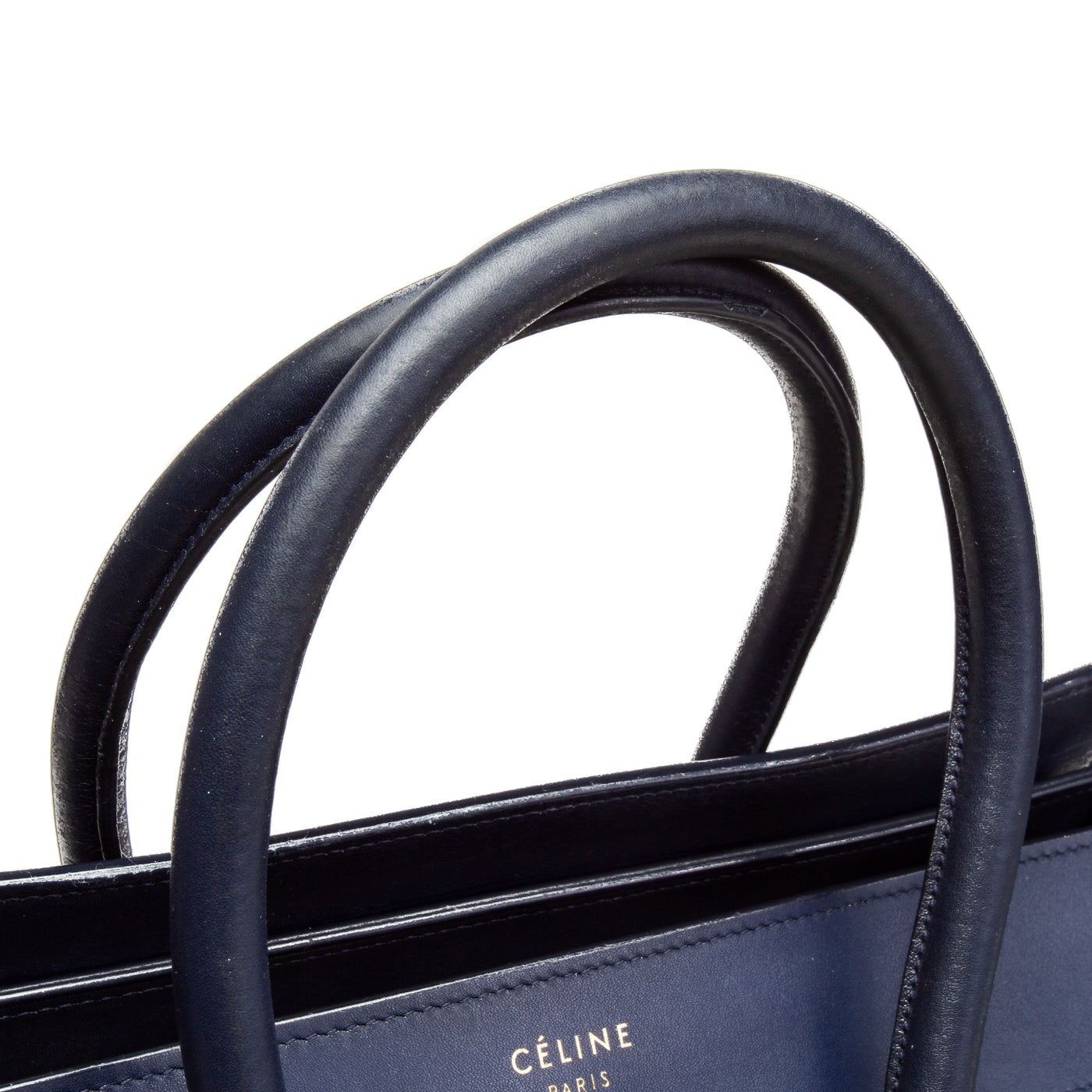 CELINE Mini Luggage Tote - Navy OUTLET FINAL SALE