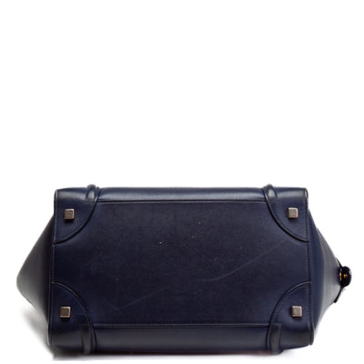 CELINE Mini Luggage Tote - Navy OUTLET FINAL SALE