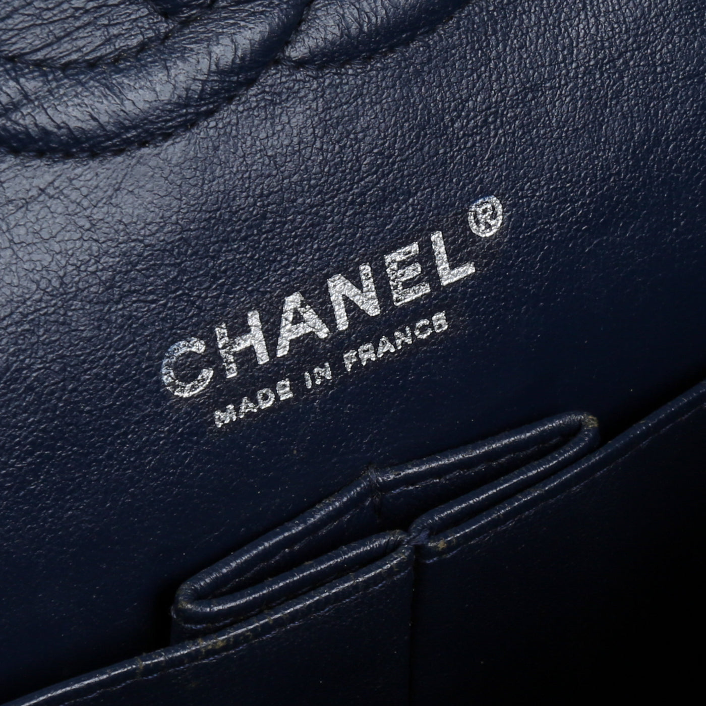 CHANEL Classic Quilted Double Flap Medium - Navy