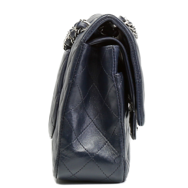 CHANEL Classic Quilted Double Flap Medium - Navy- OUTLET ITEM FINAL SALE