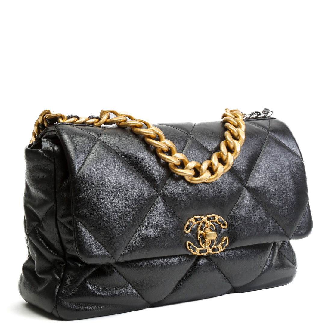 CHANEL 19 Flap Bag - Black