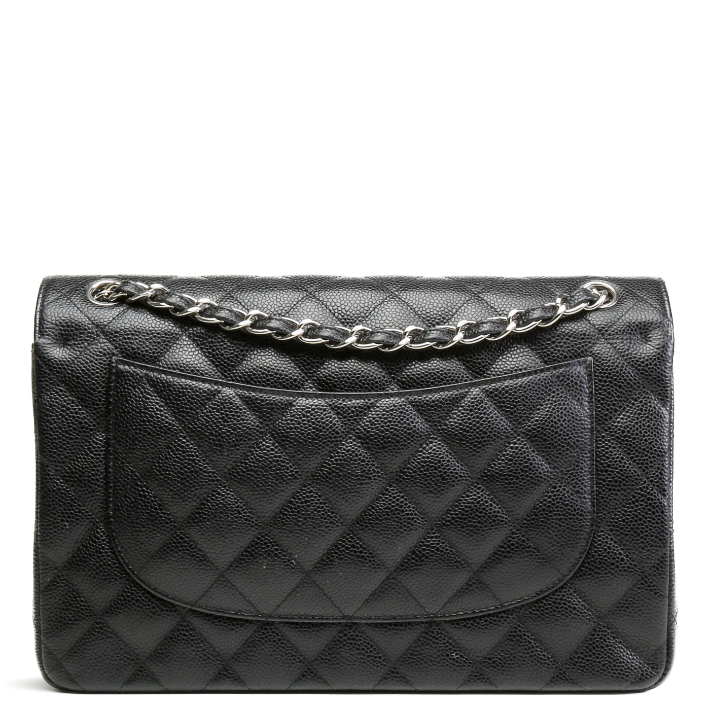 CHANEL Caviar Classic Jumbo Double Flap - Black