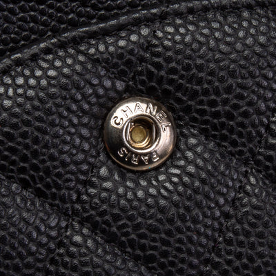 CHANEL Classic Caviar Medium Double Flap - Black