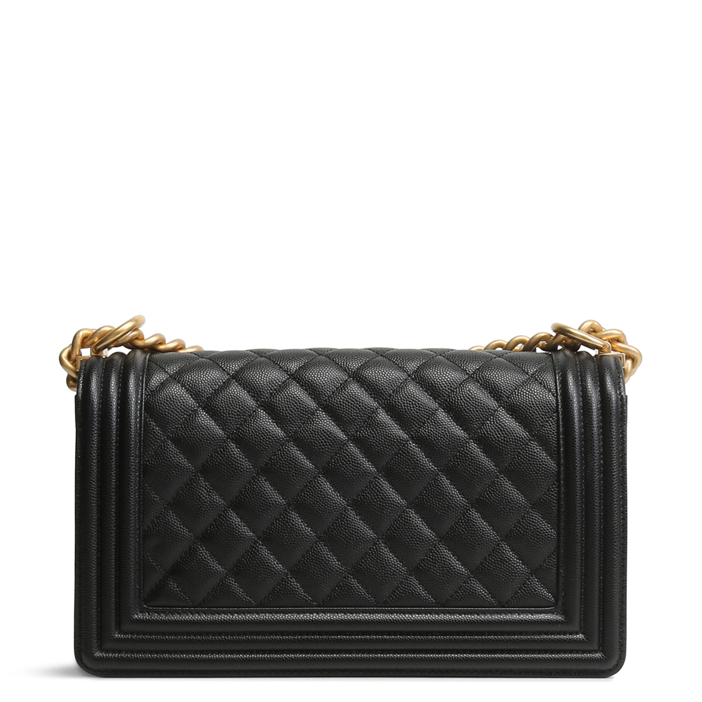 CHANEL Caviar Medium Boy Bag - Black