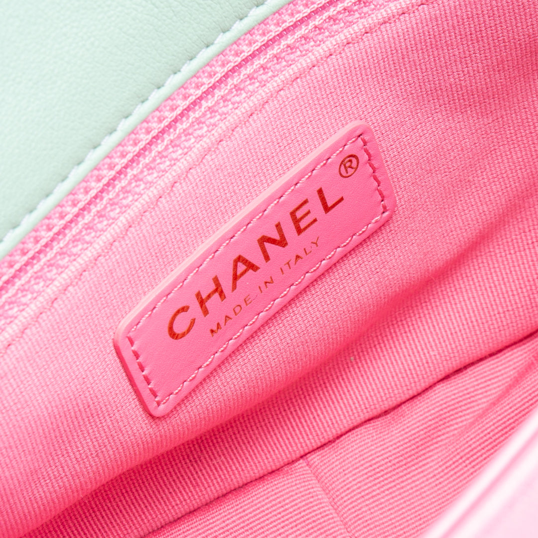 CHANEL Mini Candy Flap - Tri-Color (Pink & Green)