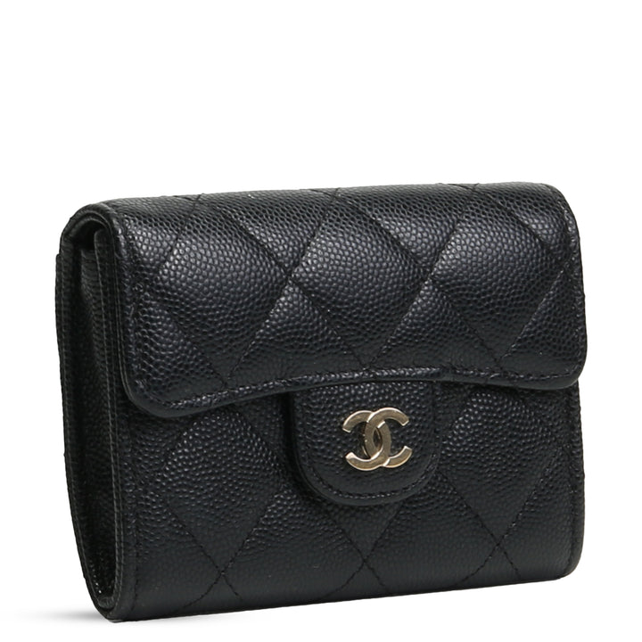 CHANEL Flap Cardholder Wallet - Black