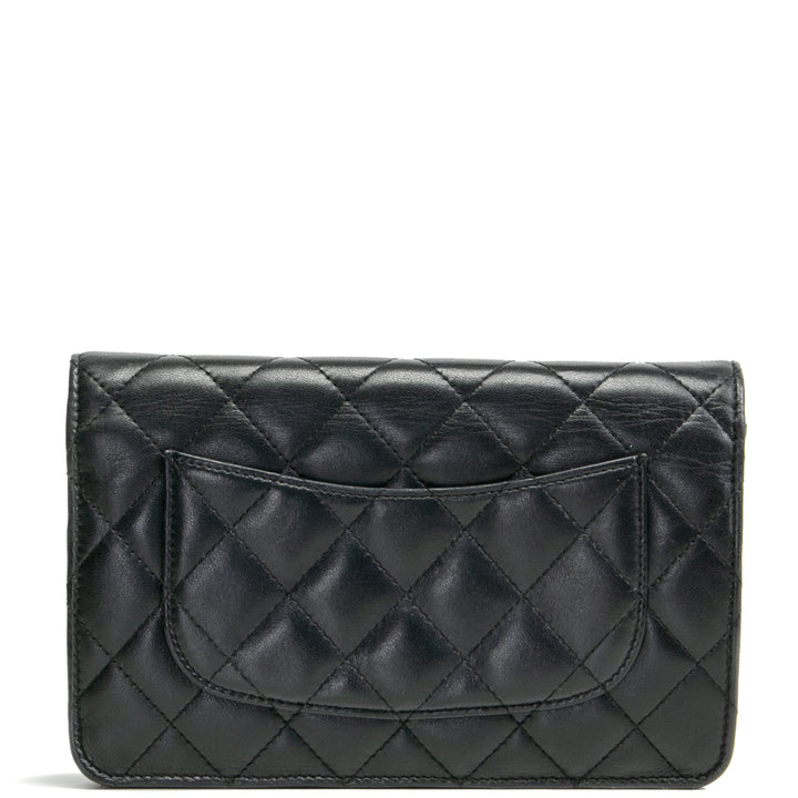 CHANEL Lambskin Wallet on Chain - Black OUTLET FINAL SALE