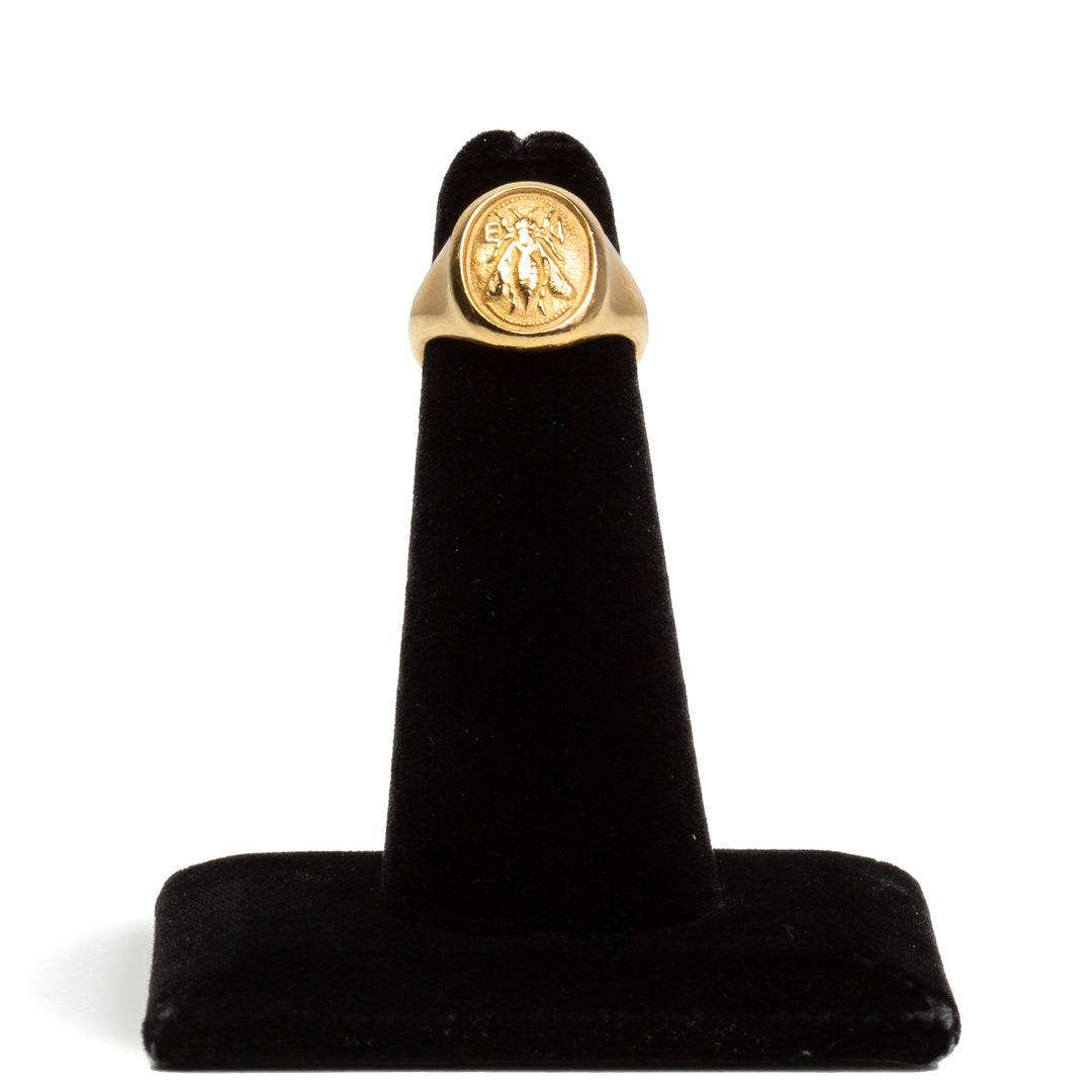 DAVID YURMAN 18K Petrvs Bee Signet Ring - FINAL SALE