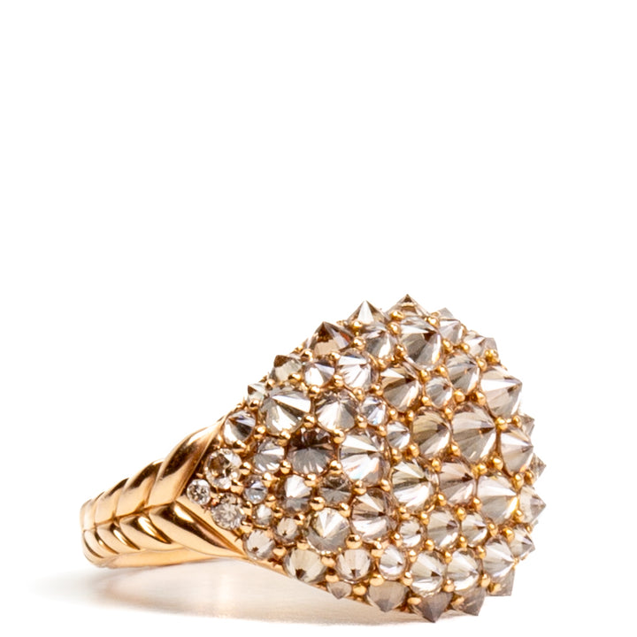 DAVID YURMAN 18K Reverse Set Pave Cognac Ring - FINAL SALE