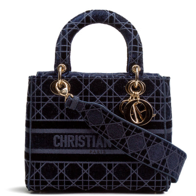 CHRISTIAN DIOR Velvet Lady D-Lite - Navy Blue