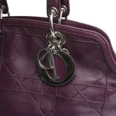 CHRISTIAN DIOR Grandville Tote - Purple OUTLET FINAL SALE