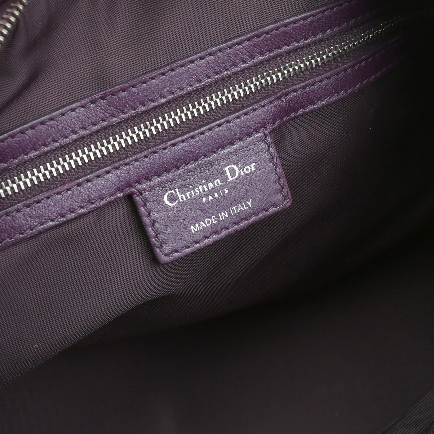 CHRISTIAN DIOR Grandville Tote - Purple OUTLET FINAL SALE