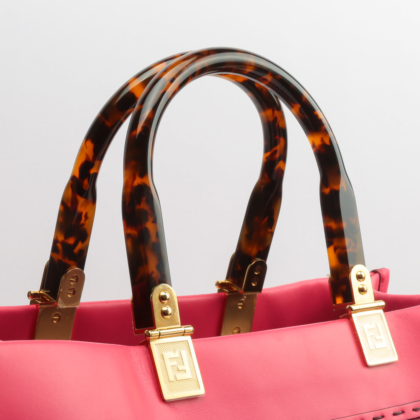 FENDI Medium Sunshine Shopper Tote - Pink