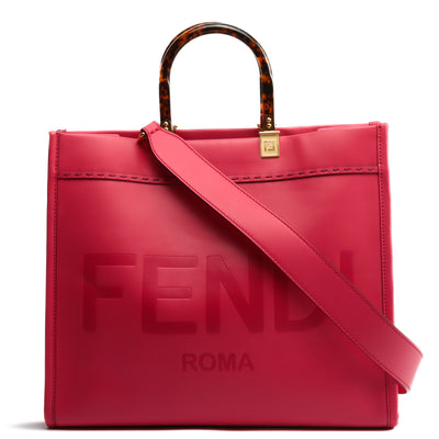 FENDI Medium Sunshine Shopper Tote - Pink