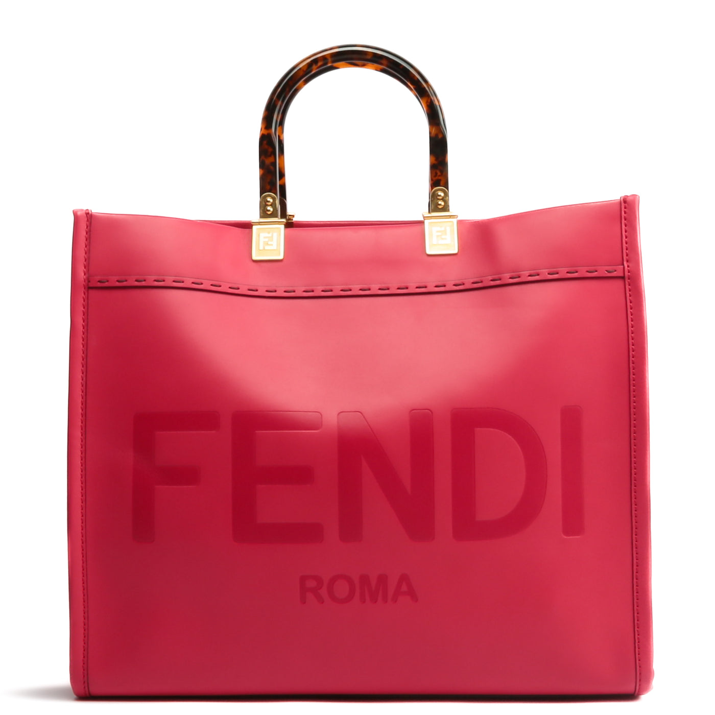 FENDI Medium Sunshine Shopper Tote - Pink