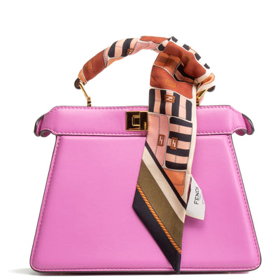 FENDI Leather Peekaboo Petit Mini - Satchel Rosa