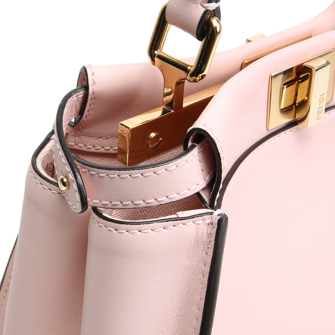 FENDI Mini Peekaboo Shoulder Bag - Pink