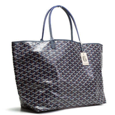 GOYARD Goyardine St.Louis Tote GM -Navy Blue