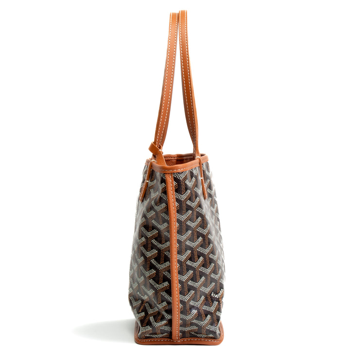 GOYARD Anjou Mini Tote - Black / Tan