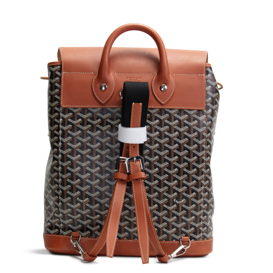 GOYARD Goyardine Calfskin Alpin MM Backpack