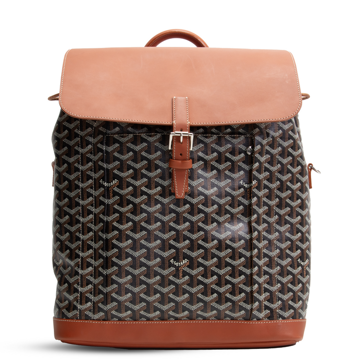 GOYARD Goyardine Calfskin Alpin MM Backpack