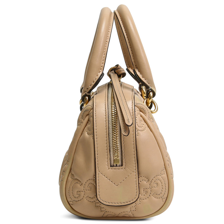 GUCCI GG Matelasse Handbag - Neutral