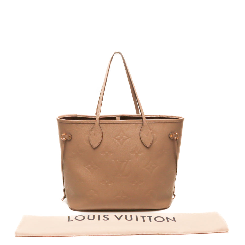 LOUIS VUITTON Empreinte Neverfull MM Tote - Turtledove