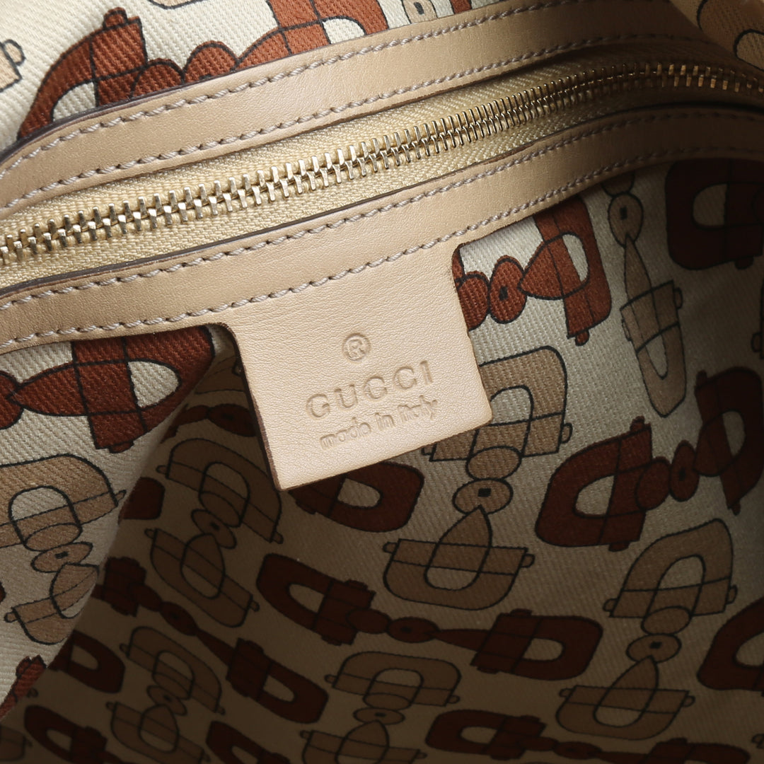 GUCCI Britt Large Tote - Beige