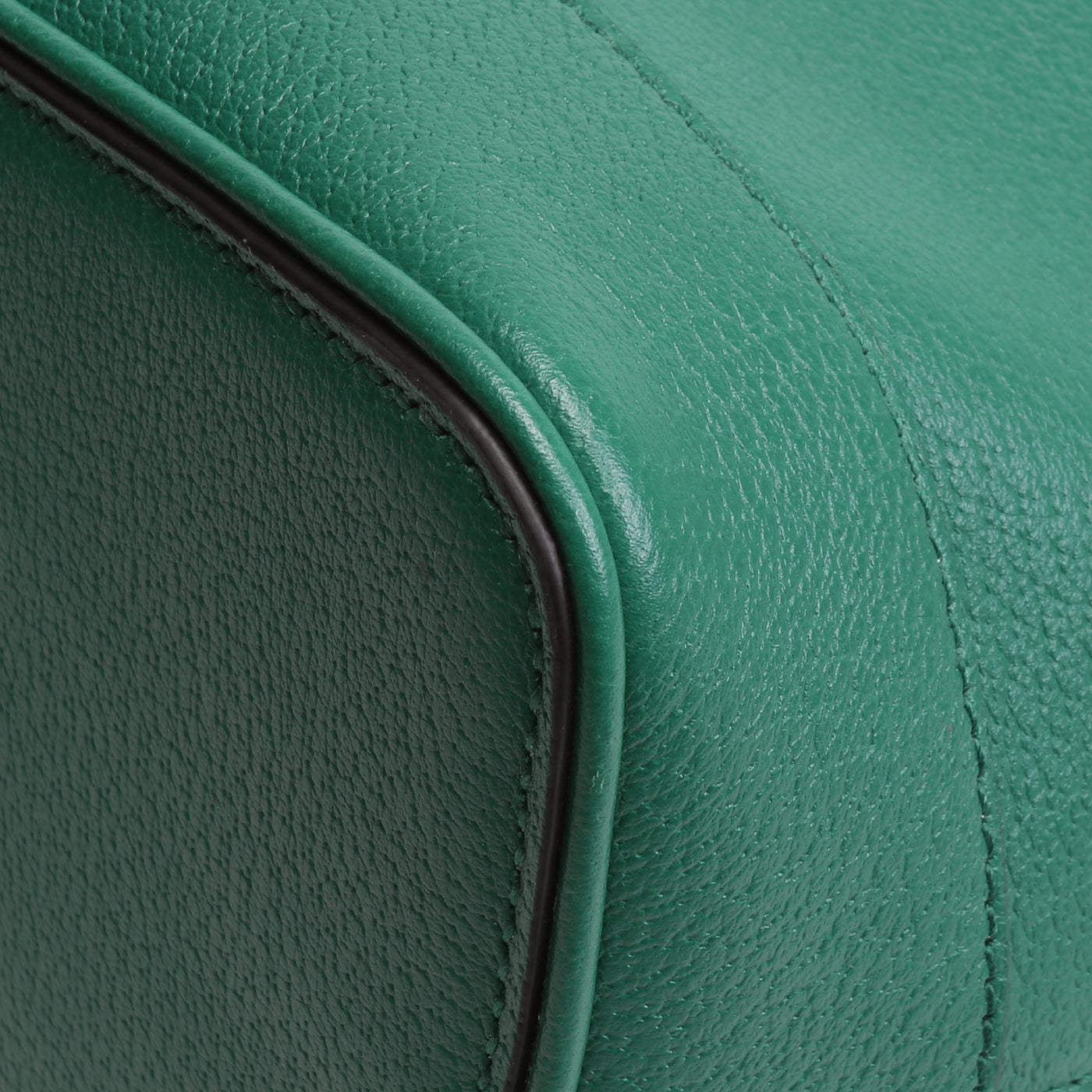 GUCCI Ophidia Leather Medium Tote Bag- Green