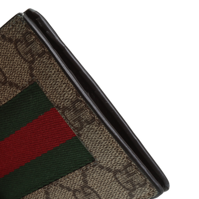 GUCCI GG Supreme Web BiFold Wallet OUTLET FINAL SALE