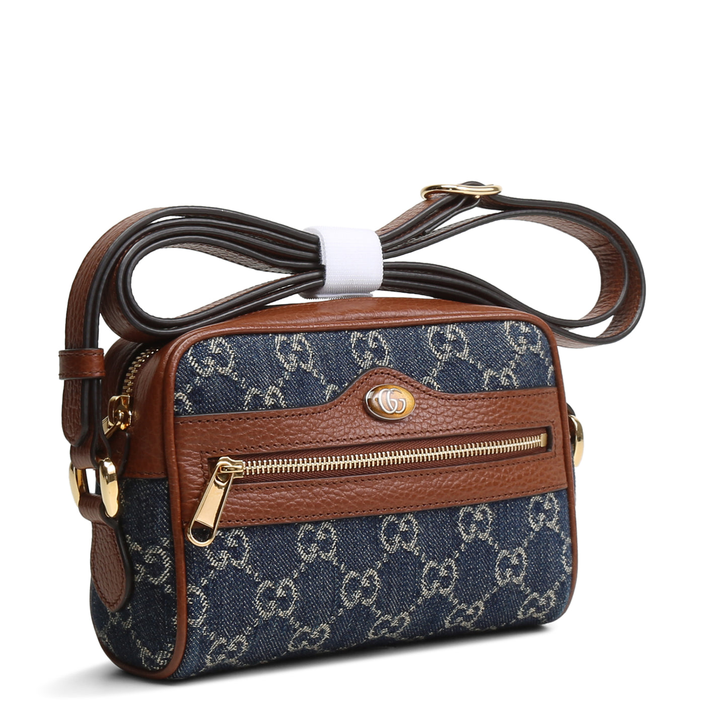 GUCCI GG Denim Ophidia Bag - Blue