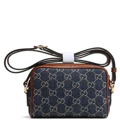 GUCCI GG Denim Ophidia Bag - Blue