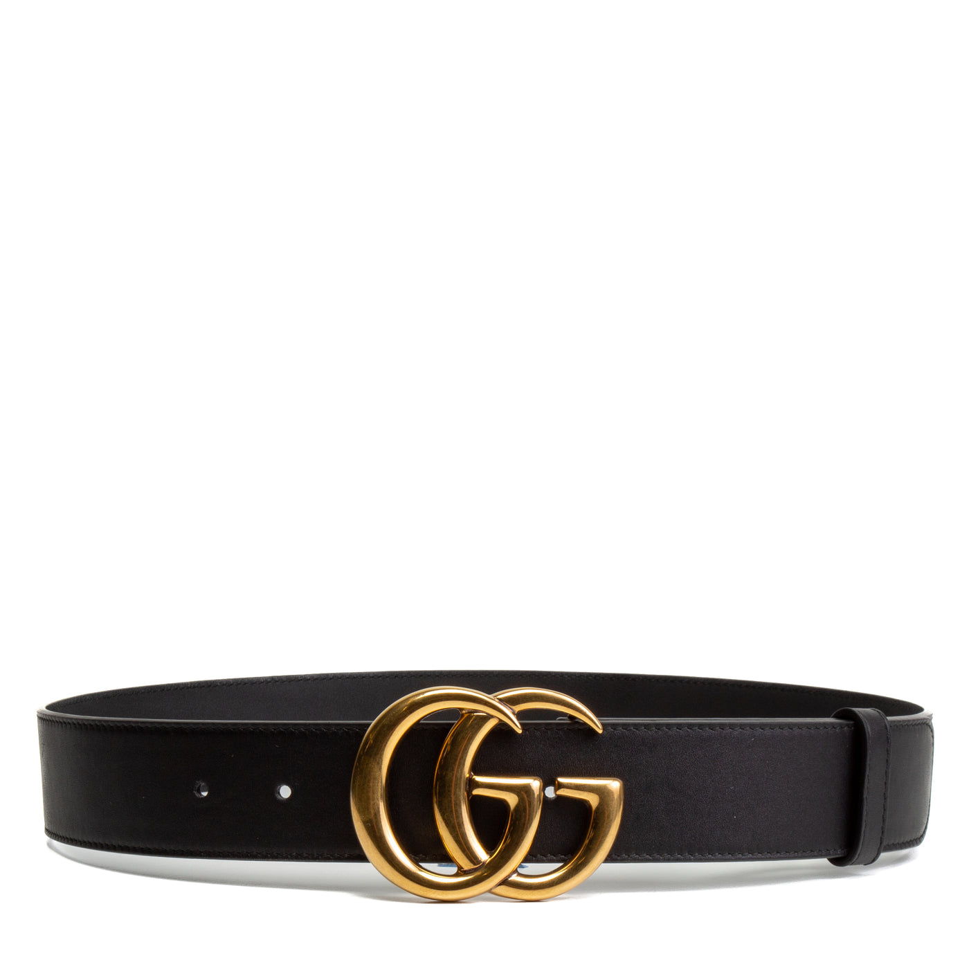 GUCCI Leather Marmont Belt - Black