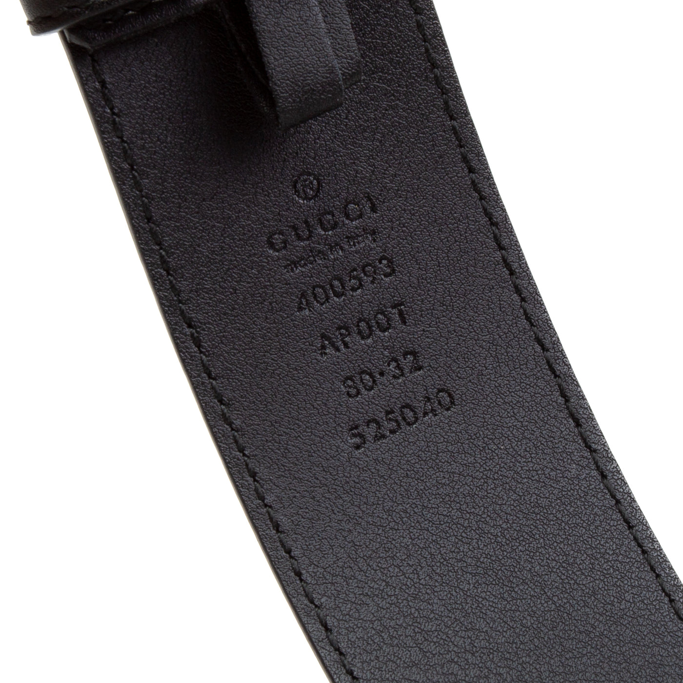 GUCCI Leather Marmont Belt - Black