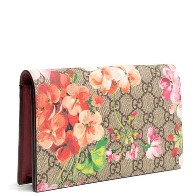 GUCCI GG Supreme Bloom Clutch On Chain OUTLET FINAL SALE