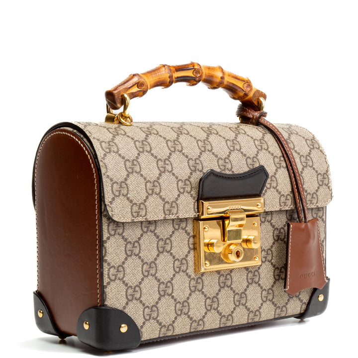 GUCCI Bamboo Padlock Shoulder Bag