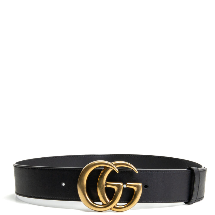 GUCCI Marmont Wide GG Belt - Black