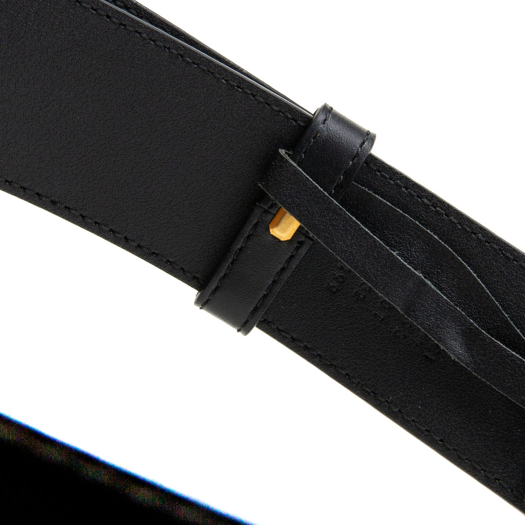 GUCCI Marmont Wide GG Belt - Black