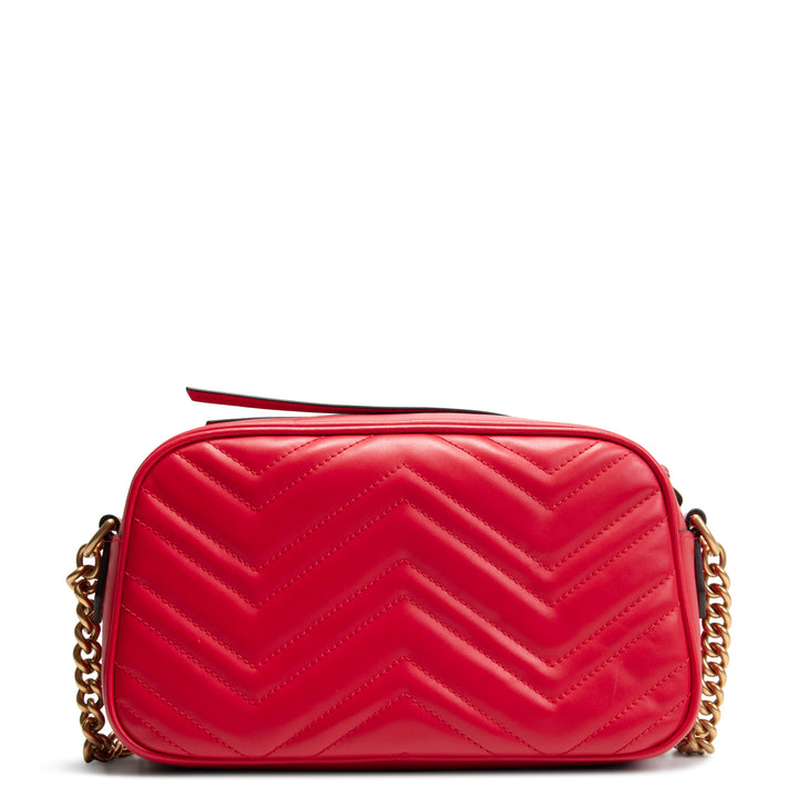 GUCCI GG Marmont Small Camera Bag - Red