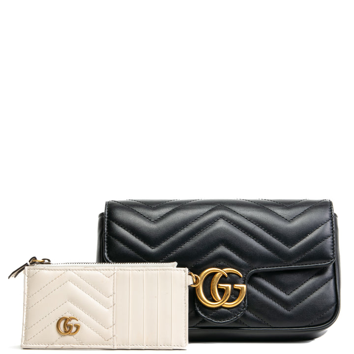 GUCCI GG Marmont Super Mini Bag - Black