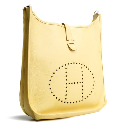 HERMES Epsom Evelyne III 29 PM - Jaune Poussin - OUTLET - FINAL SALE