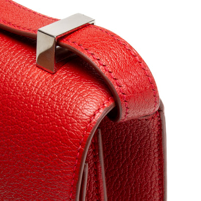 HERMES Constance 23 Chevre Mysore - Rouge