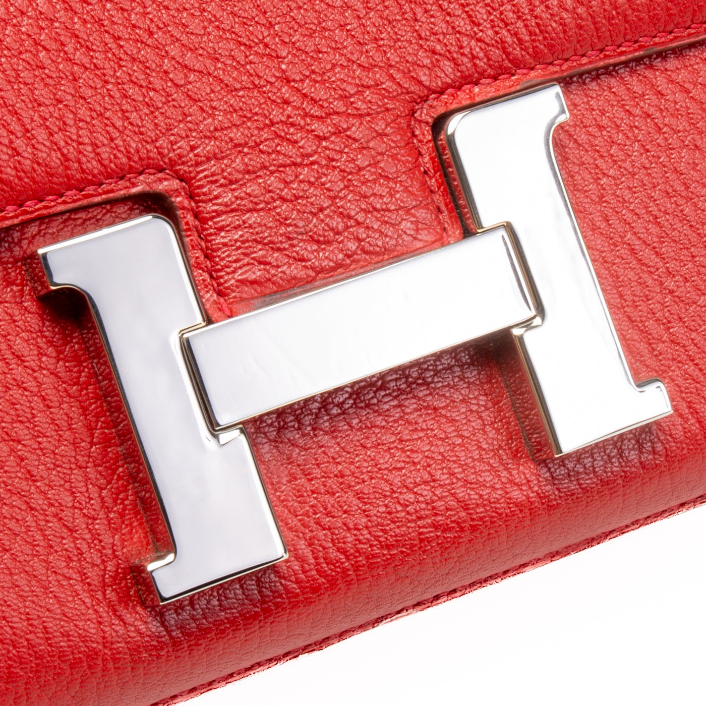 HERMES Constance 23 Chevre Mysore - Rouge