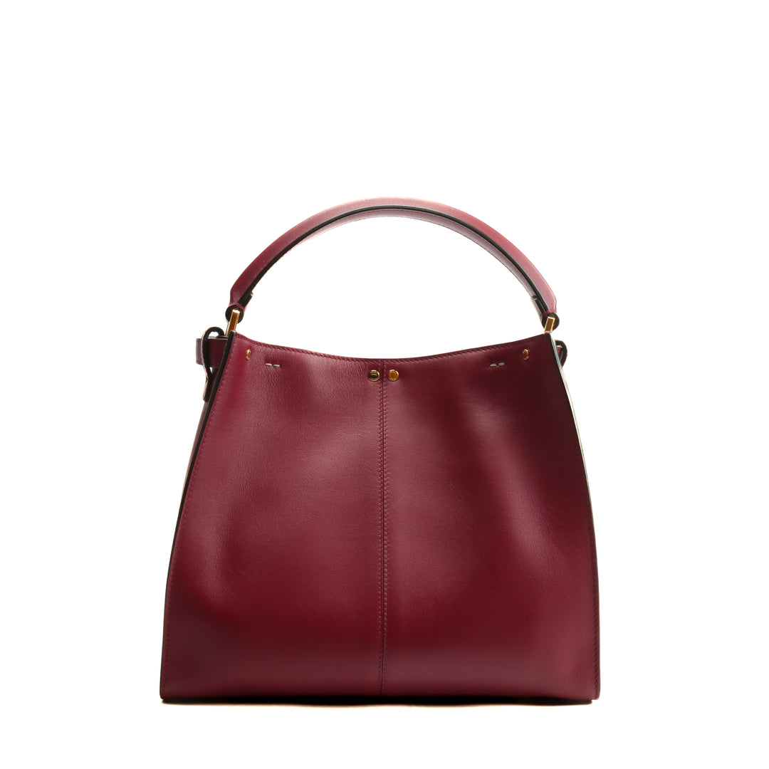 FENDI Peekaboo X-Lite Burgundy (Deep Red) Bag